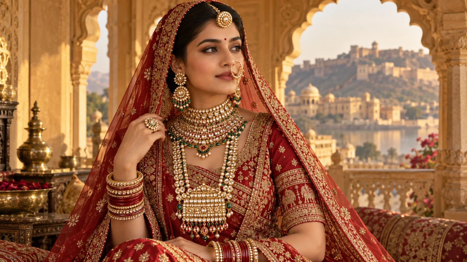Bridal jewellery for wedding